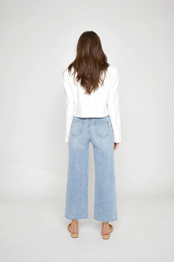 Oliver Logan - Aberdeen Ankle Crop High Rise Denim