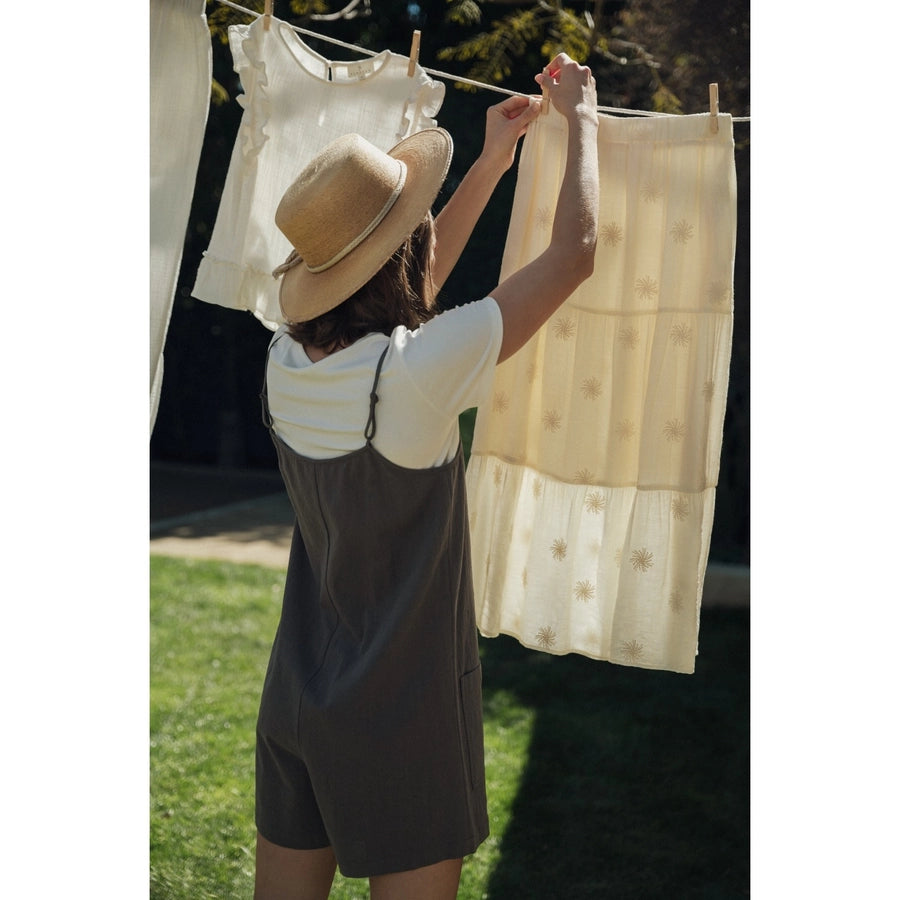 Linen Texture Romper
