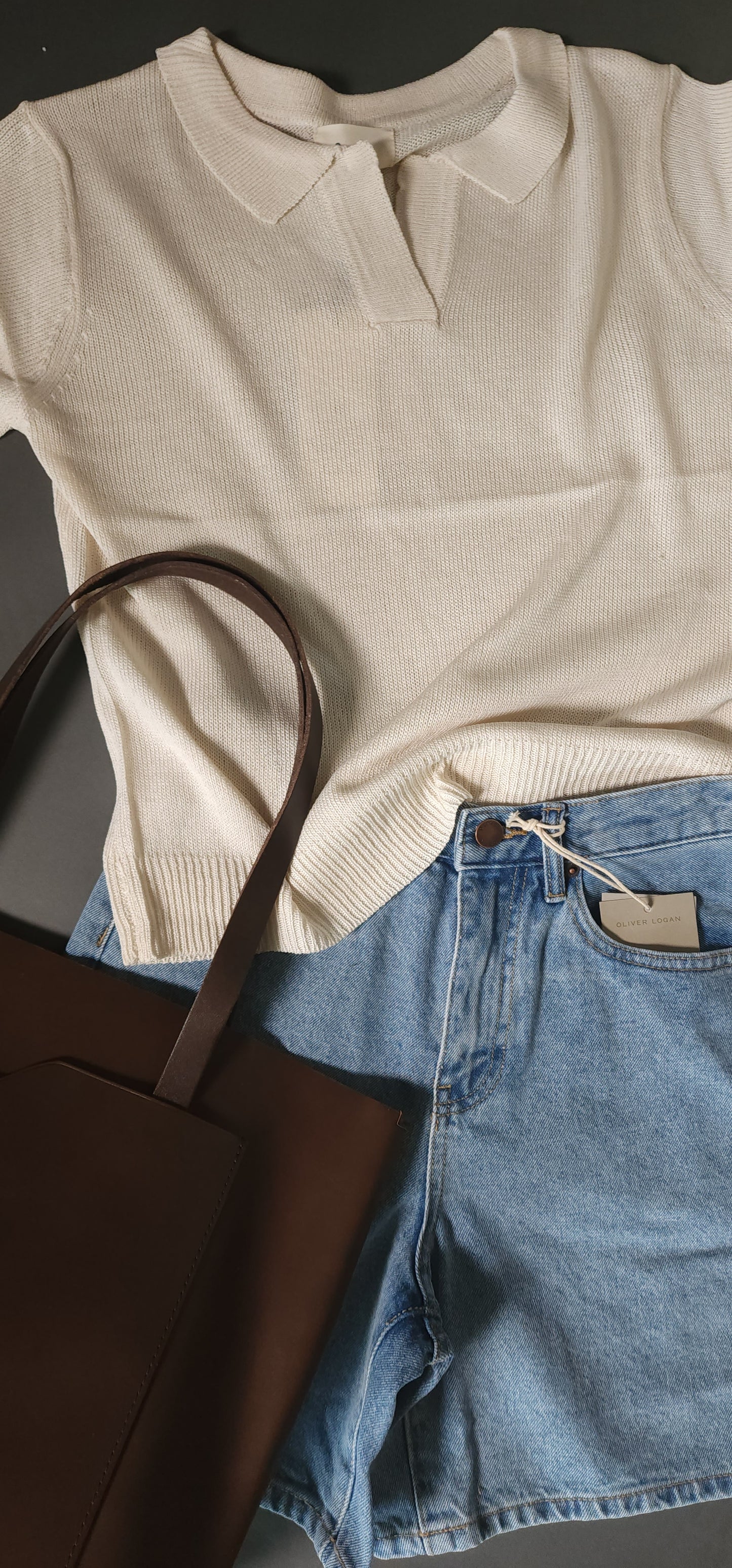 Collar Neck Sweater Top