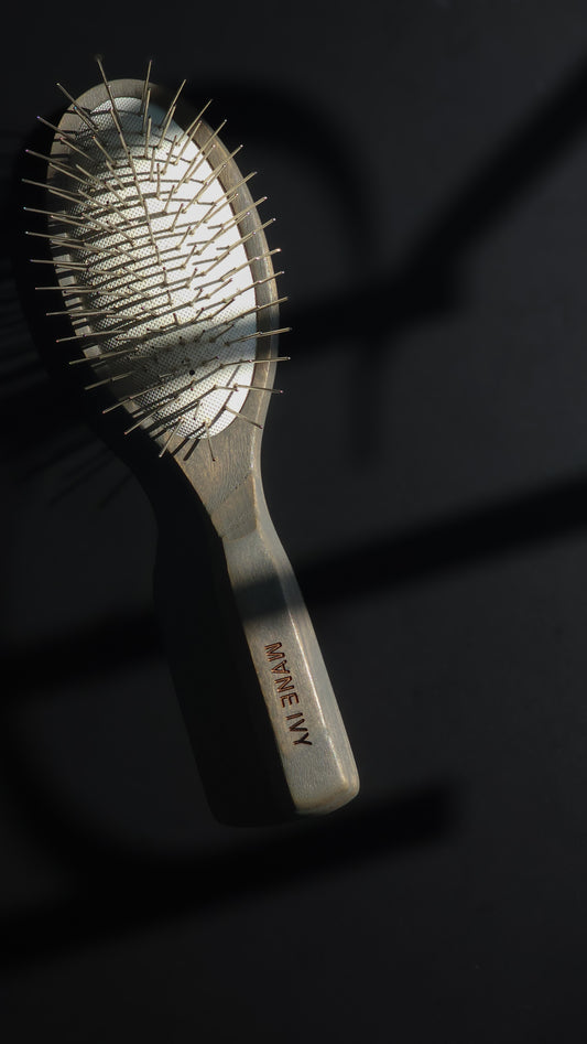 MANE IVY Detangle Wood Brush