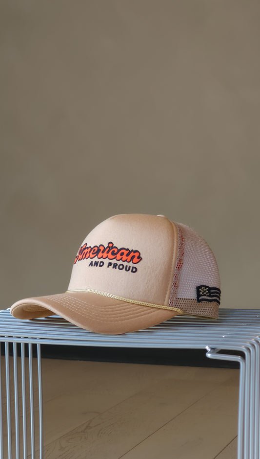 American Proud Trucker Hat