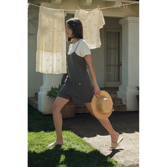 Linen Texture Romper