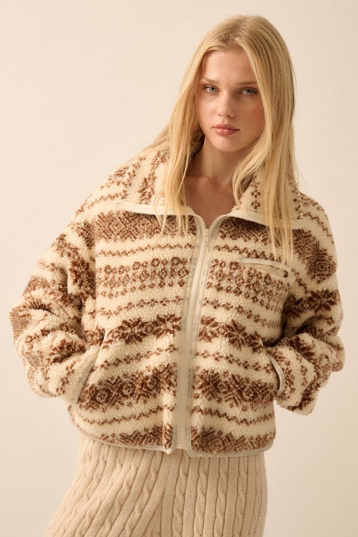 Alpine Sherpa Fleece Pocket Jacket